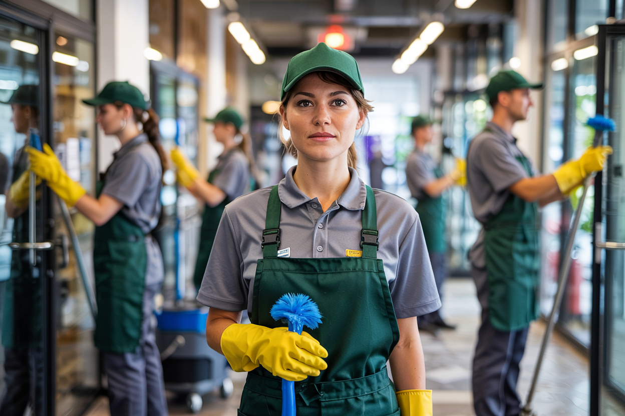 Équipe Skitterskoon au travail